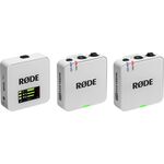 RODE Wireless GO Gen 3 kétcsatornás vezetéknélküli csíptetős mikrofon szett - fehér