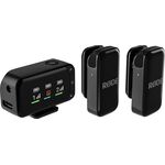 RODE Wireless Micro Camera Kit USB-C vezeték nélküli csíptetős mikrofon szett - fekete