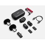 RODE Wireless Micro Camera Kit USB-C vezeték nélküli csíptetős mikrofon szett - fekete