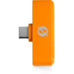 RODE Wireless Micro USB-C vezeték nélküli csíptetős mikrofon szett - narancssárga