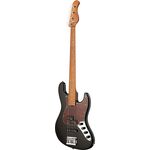 Sadowsky MetroExpress 21-Fret Hybrid P/J Bass Solid Black High Polish elektromos basszusgitár