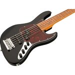Sadowsky MetroExpress 21-Fret Hybrid P/J Bass Solid Black High Polish 5 húros elektromos basszusgitár