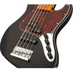 Sadowsky MetroExpress 21-Fret Hybrid P/J Bass Solid Black High Polish 5 húros elektromos basszusgitár