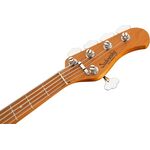 Sadowsky MetroExpress 21-Fret Hybrid P/J Bass Solid Black High Polish 5 húros elektromos basszusgitár
