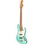 Sadowsky MetroExpress 21-Fret Vintage J/J Bass Solid Sage Green Metallic High Polish 5 húros elektromos basszusgitár