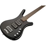 Warwick RockBass Corvette $$ Solid Black High Polish elektromos basszusgitár