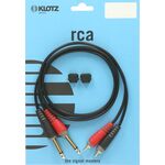 KLOTZ AT-CJ0100​ 1 m JACK-RCA dupla kábel