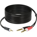 KLOTZ AY5-0200 2 m Y-kábel