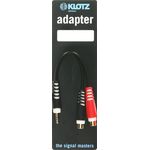 KLOTZ AYS-4 0,2 m TRS 3,5 mm - 2 x RCA aljzat Y átalakítókábel