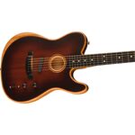 Fender American Acoustasonic Telecaster All-Mahogany EB Bourbon Burst elektro-akusztikus gitár