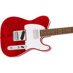 Squier Affinity Series Telecaster FMT SH LRL Crimson Red Transparent elektromos gitár
