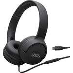 JBL Tune 520C USB-C Black vezetékes fejhallgató