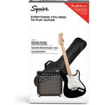 Squier Sonic Stratocaster Pack MN Black elektromos gitárszett