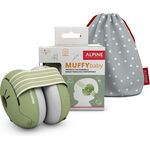 Alpine Muffy Baby Classic baba hallásvédő fültok - zöld