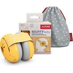 Alpine Muffy Baby Classic baba hallásvédő fültok - sárga