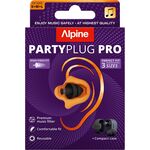 Alpine PartyPlug Pro füldugó fesztiválra/koncertre/szórakozóhelyre - fekete