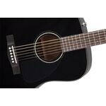 Fender CD-60 Dreadnought V3 Black with Case akusztikus gitár