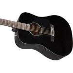 Fender CD-60 Dreadnought V3 Black with Case akusztikus gitár
