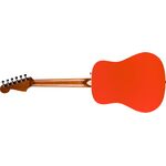 Fender California Standard Redondo Mini with Bag Fiesta Red akusztikus gitár