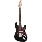 Arrow Tonecaster ST 211 Abyss Black Rosewood/T-shell elektromos gitár