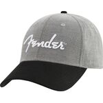 Fender Hipster Dad Hat Gray and Black baseball sapka