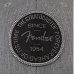 Fender Stratocaster 70th Anniversary Badge Hat Gray Heather baseball sapka