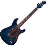 Magneto Sonnet Modern US-2300 See Thru Blue Quilt elektromos gitár