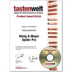 König & Meyer 18860-000-35 Spider Pro kétszintes oszlopos billentyűs állvány
