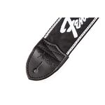 Fender Running Logo gitárheveder, fekete