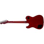 Fender Jim Adkins JA-90 Telecaster Thinline LRL Crimson Red Transparent elektromos gitár