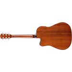 Fender CD-60SCE Dreadnought Mahogany Natural elektro-akusztikus gitár