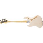 Fender Flea Jazz Bass RW Roadworn Shell Pink elektromos basszusgitár