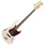 Fender Flea Jazz Bass RW Roadworn Shell Pink elektromos basszusgitár