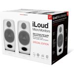 IK Multimedia iLoud Micro Monitor White Special Edition aktív kétutas stúdió monitor hangfalpár
