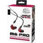 MEE audio M6 PRO G2 Red fülmonitor