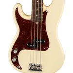 Fender American Professional II Precision Bass RW Olympic White balkezes elektromos basszusgitár