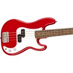 Squier Mini Precision Bass LRL Dakota Red elektromos basszusgitár