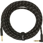 Fender Deluxe Series 7,5 m Black Tweed pipás gitárkábel