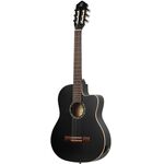 Ortega RCE125SN-SBK elektro-klasszikus gitár
