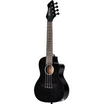 Ortega RUHZ-CE-SBK elektro-akusztikus koncert ukulele