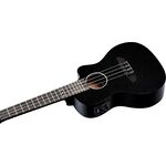 Ortega RUHZ-CE-SBK elektro-akusztikus koncert ukulele