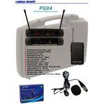 Voice-Kraft PGX4 vezetéknélküli csíptetős mikrofon szett