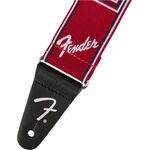 Fender Weighless Monogram Red/White/Blue gitárheveder