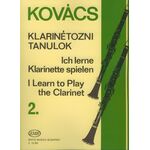 Kovács Béla: Klarinétozni tanulok 2 - kotta