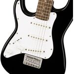 Squier Mini Stratocaster Black balkezes elektromos gitár