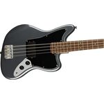 Squier Affinity Jaguar Bass H LRL Charcoal Frost Metallic elektromos basszusgitár