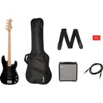 Squier Affinity Precision Bass PJ Black basszusgitár szett