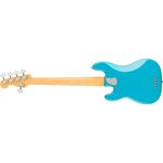 Fender American Professional II Precision Bass V MN Miami Blue elektromos basszusgitár