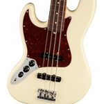 Fender American Professional II Jazz Bass RW Olympic White balkezes elektromos basszusgitár