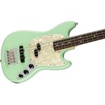 Fender American Performer Mustang Bass RW Satin Surf Green elektromos basszusgitár